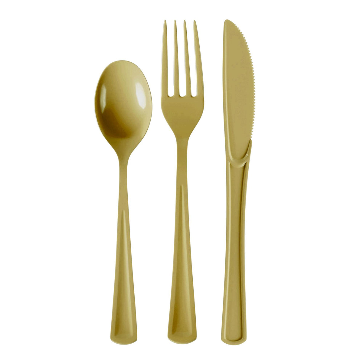 Gold Cutlery Combo Set | 50 Forks 50 Spoons And 50 Knives