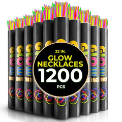 22 In. Assorted Glow Necklaces | Case of 1200