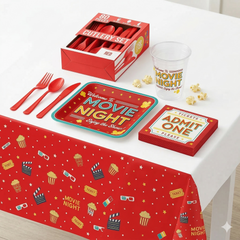 161 Pcs Movie Night Party Kit | For 20 Guests