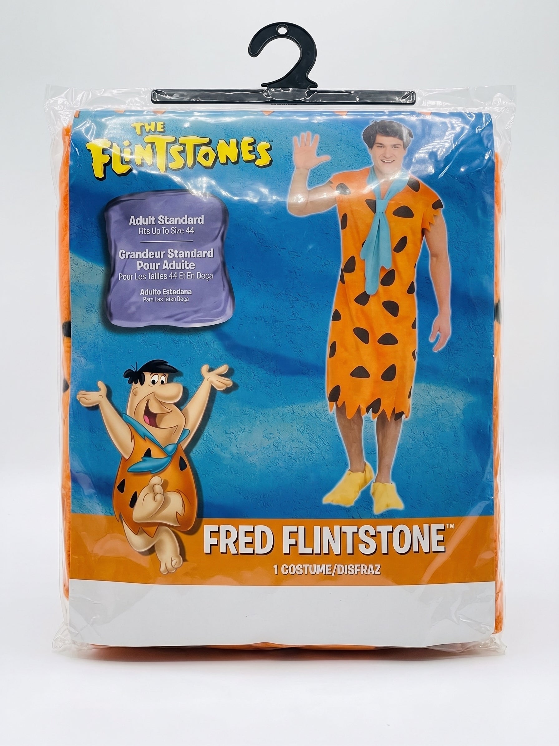 Fred Flintstone Halloween Costume - Adult One Size (Up to Size 44)