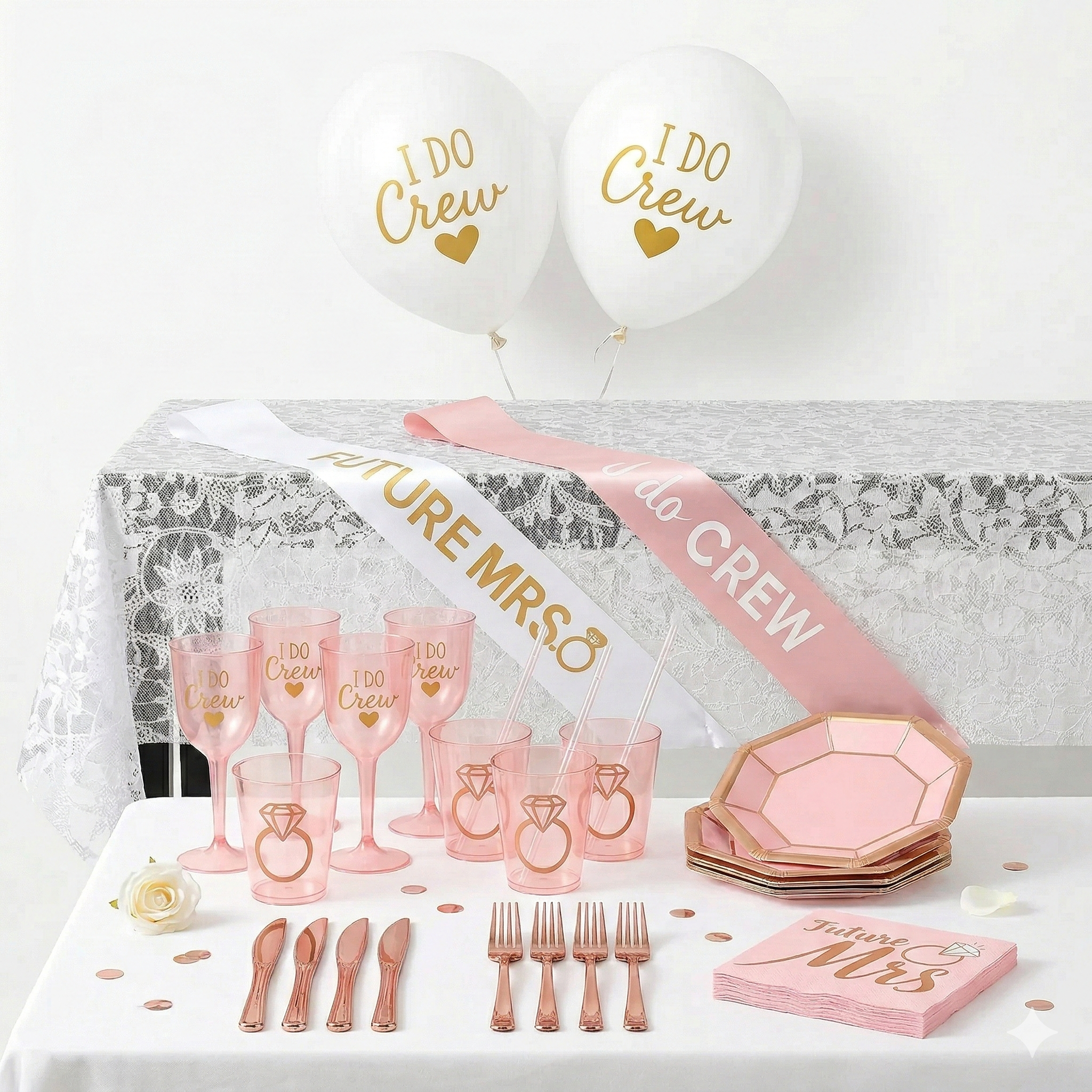 141 Pcs Bachelorette Party Kit | For 8 Guests