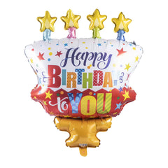 Happy Birthday Cake Shape Balloon