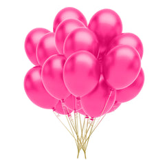 5 In. Hot Pink Latex Balloon | 25 Count