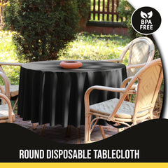 Premium Black Table Cover 52" x 52"