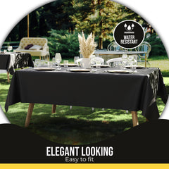 Premium Black Table Cover 60" x 85"