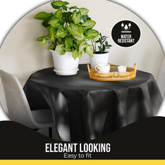Premium Black Table Cover 52" x 52"