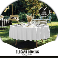 Premium White Table Cover 52" x 52"