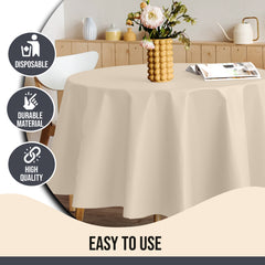 Premium Ivory Table Cover 85" x 85"