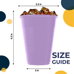 12 Oz. Lavender Plastic Cups | Case of 600