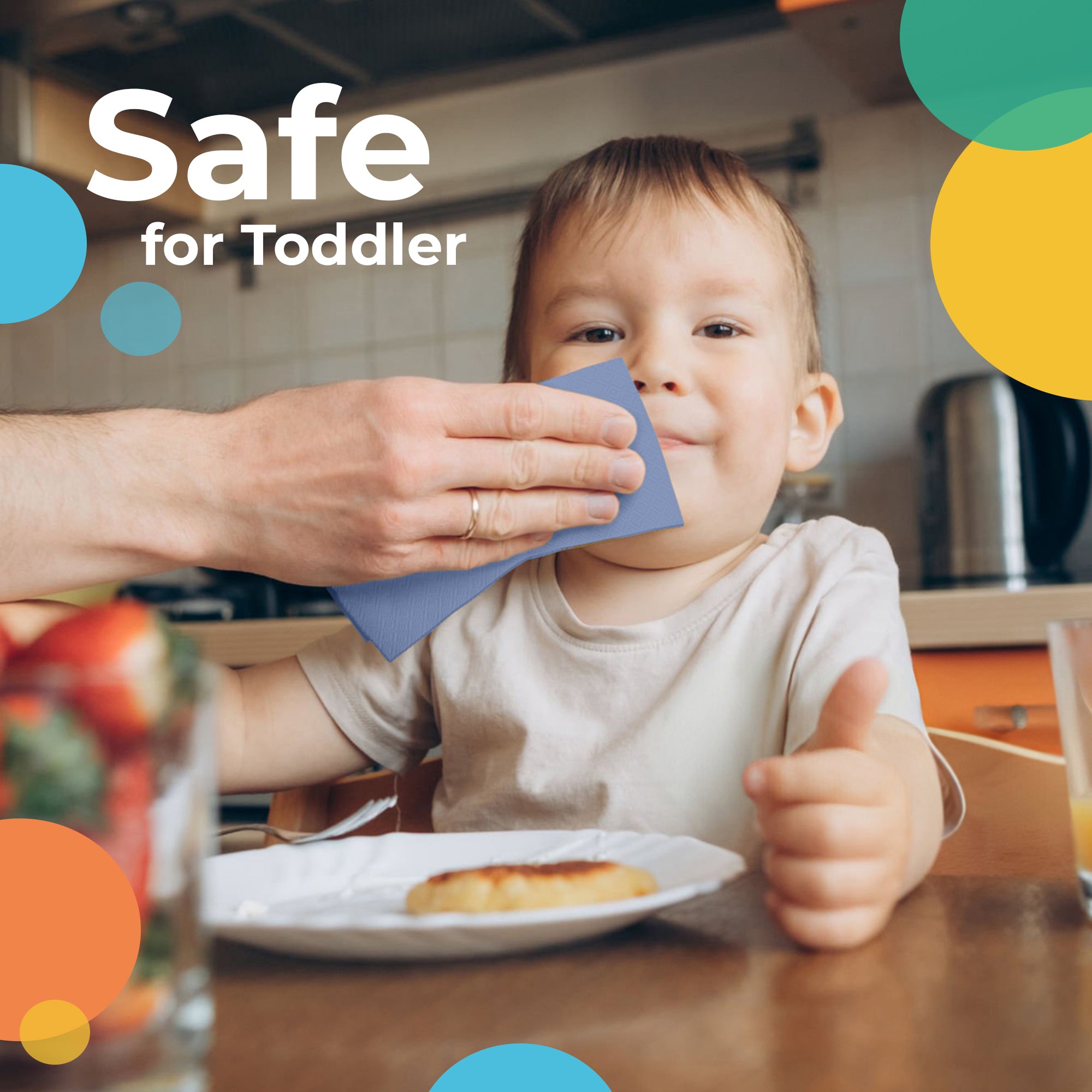 Silver Beverage Napkins | 100 Count