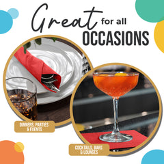 Red Luncheon Napkins | 100 Count