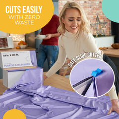 54 in. x 300 Ft. Cut To Size Table Roll | Lavender