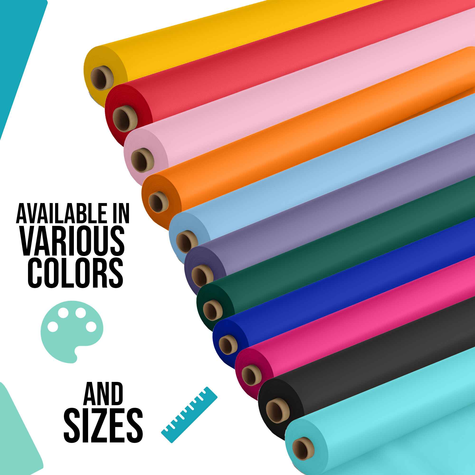 Unleashed - 40 In. x 100 Ft. Orange Table Roll