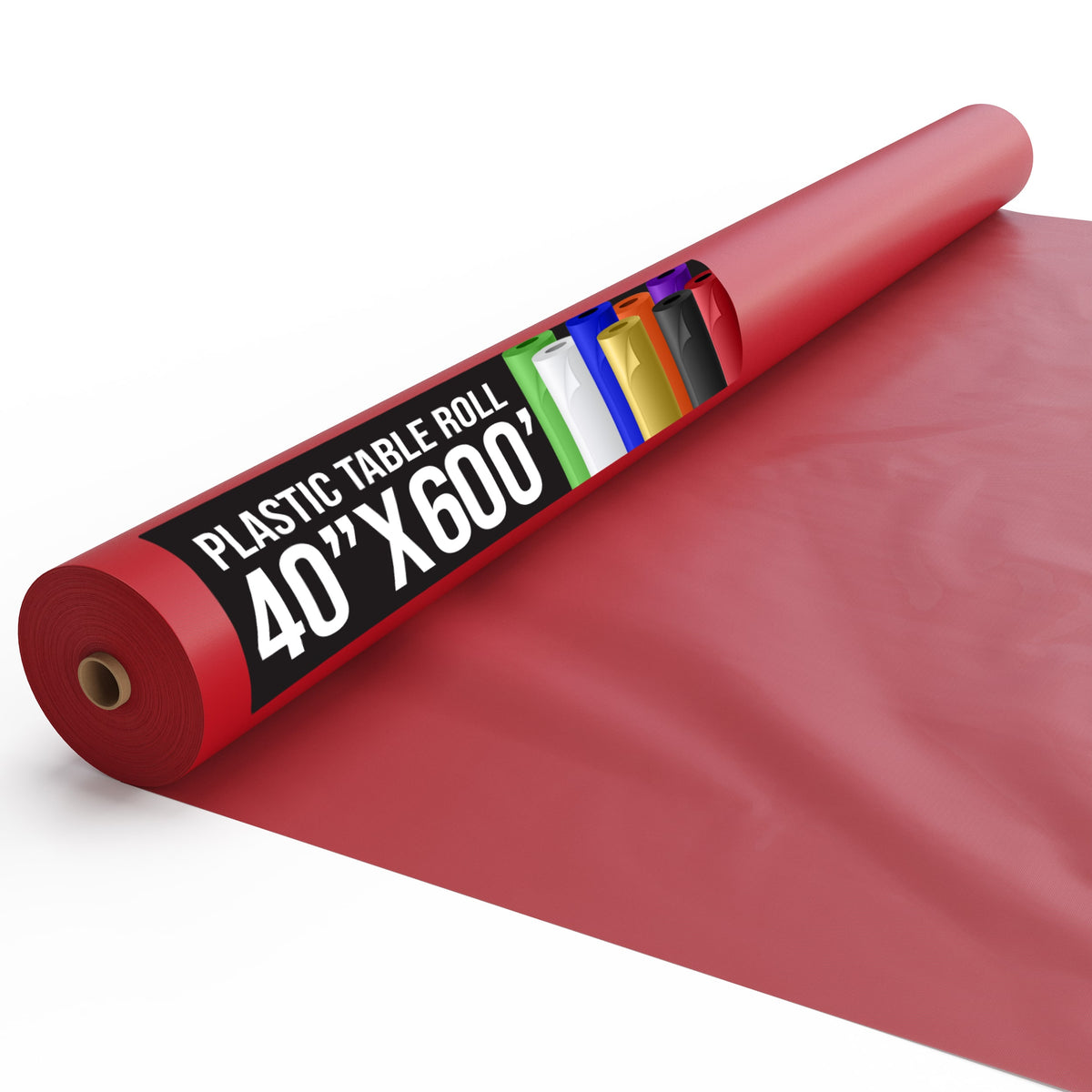 40 In. X 600 Ft. Premium Red Table Roll