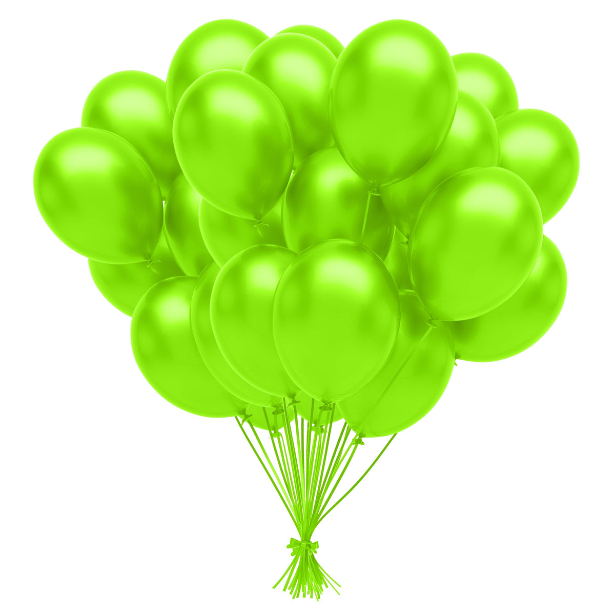 Little Gym - 12 In. Lime Green Balloons | 72 Count