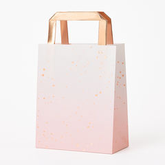 Rose Gold Pink Party Treat Bag