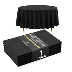 Premium Black Table Cover 70" x 70"