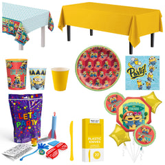 67 Pcs Minions Mid Birthday Party Kit | For 8 Guests