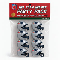 New England Patriots Mini Helmet Decoration - 8 Pack