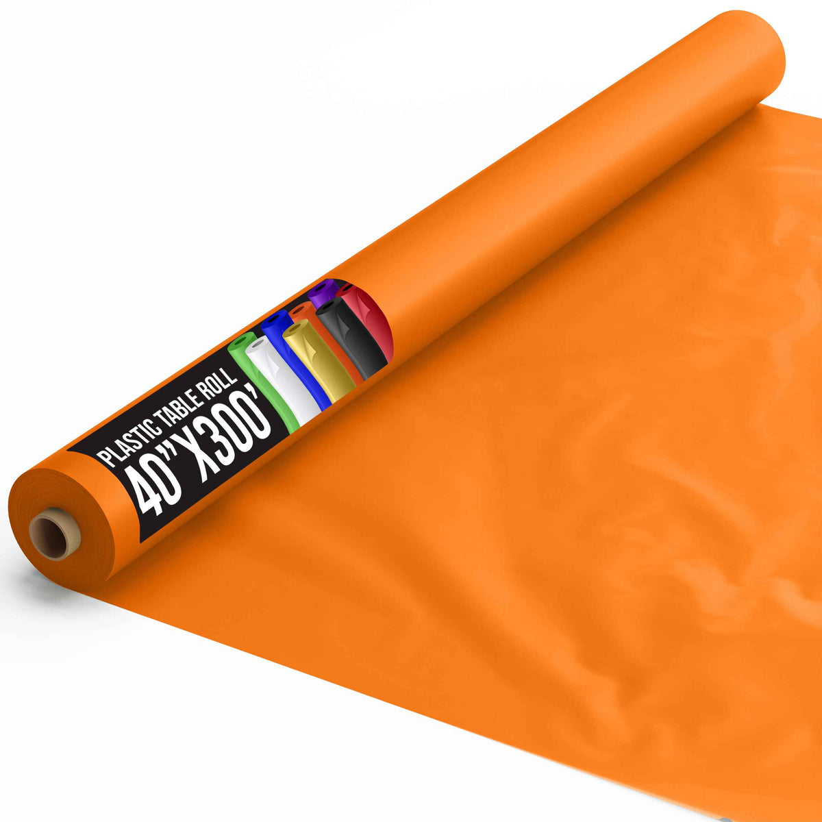 Little Gym - 40 In. x 300 Ft. Premium Orange Table Roll