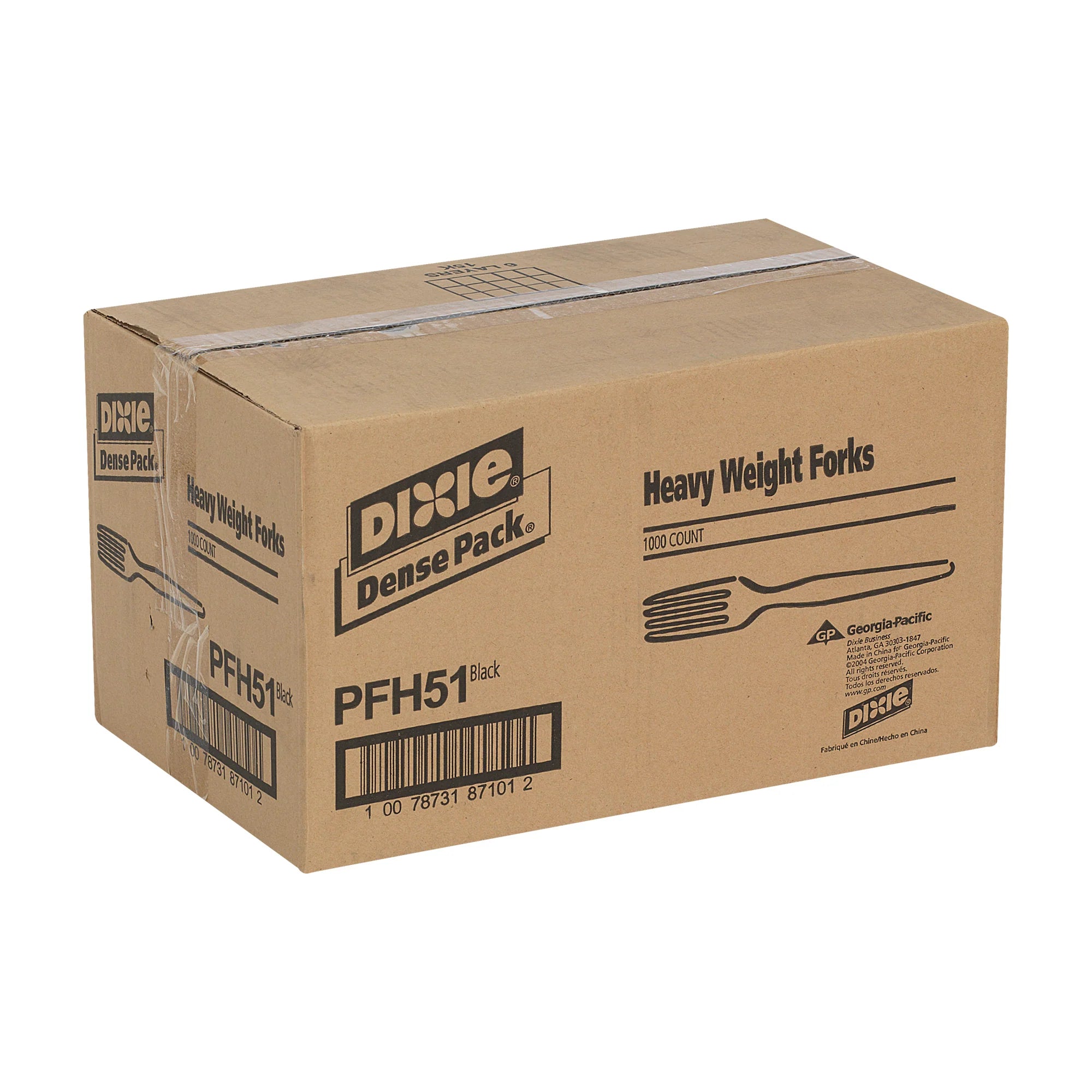 Dixie Heavy Weight Polypropylene Disposable Plastic Forks | 1000 Count