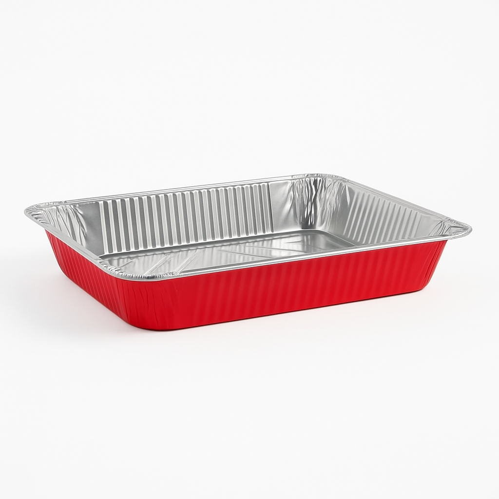 Red Aluminum Full Size Chafing Dish