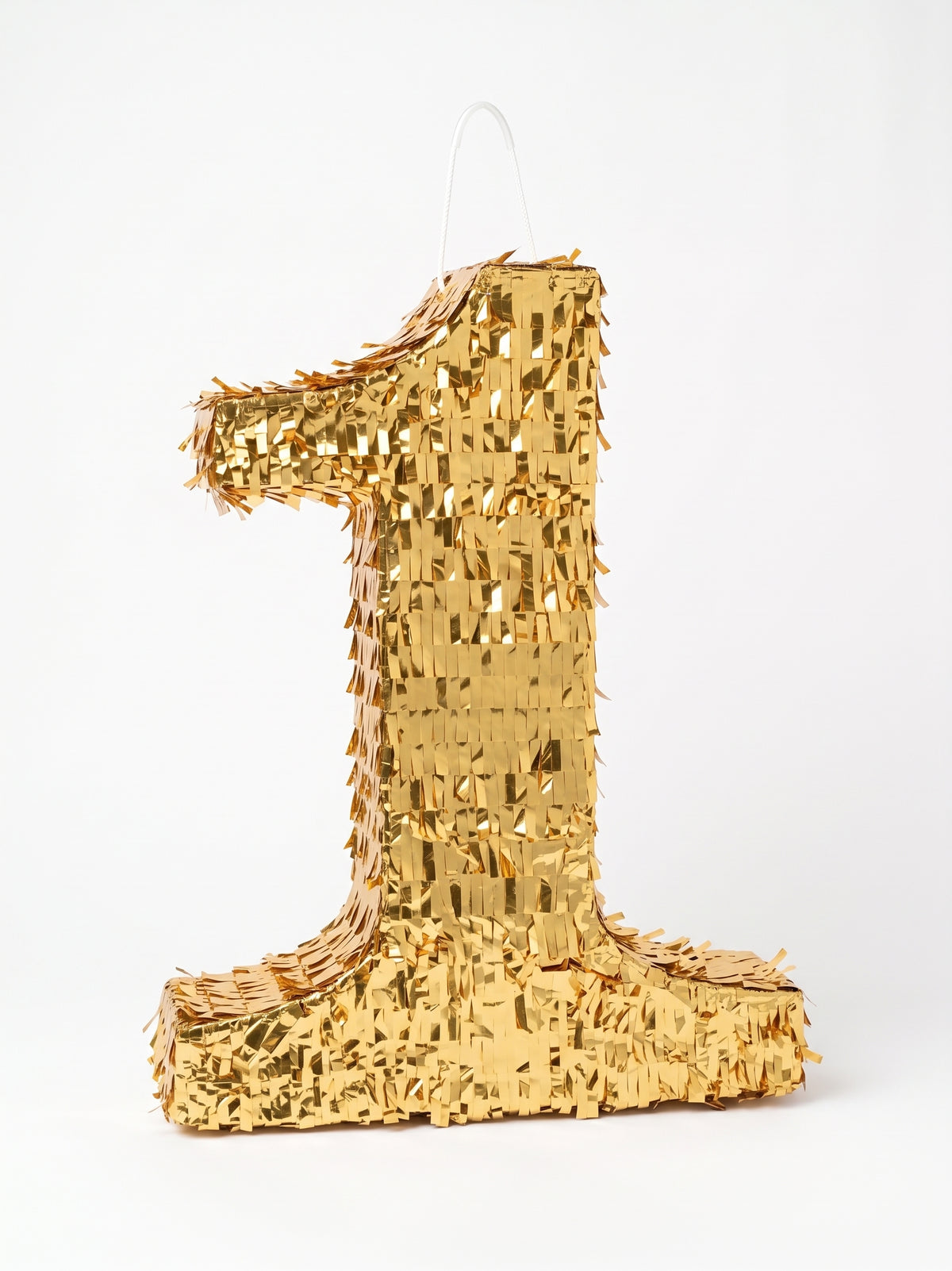Deluxe Gold Metallic Piñata for First Birthday Celebrations