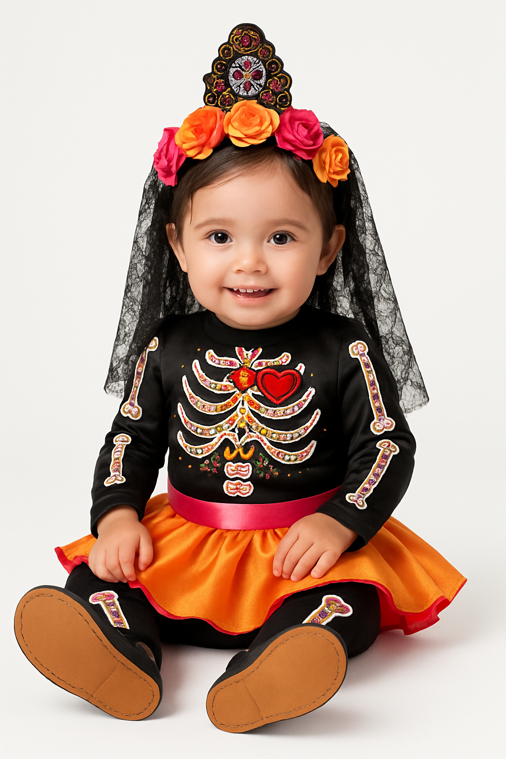 Infant Sweetie Skull Halloween Costume