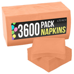 Peach Beverage Napkins | Case of 3600