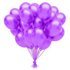 Little Gym - 12 In. Purple Balloons | 72 Count