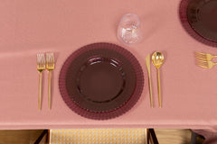 Mahogany Gemstone 11 In. Plastic Plates | 10 Count