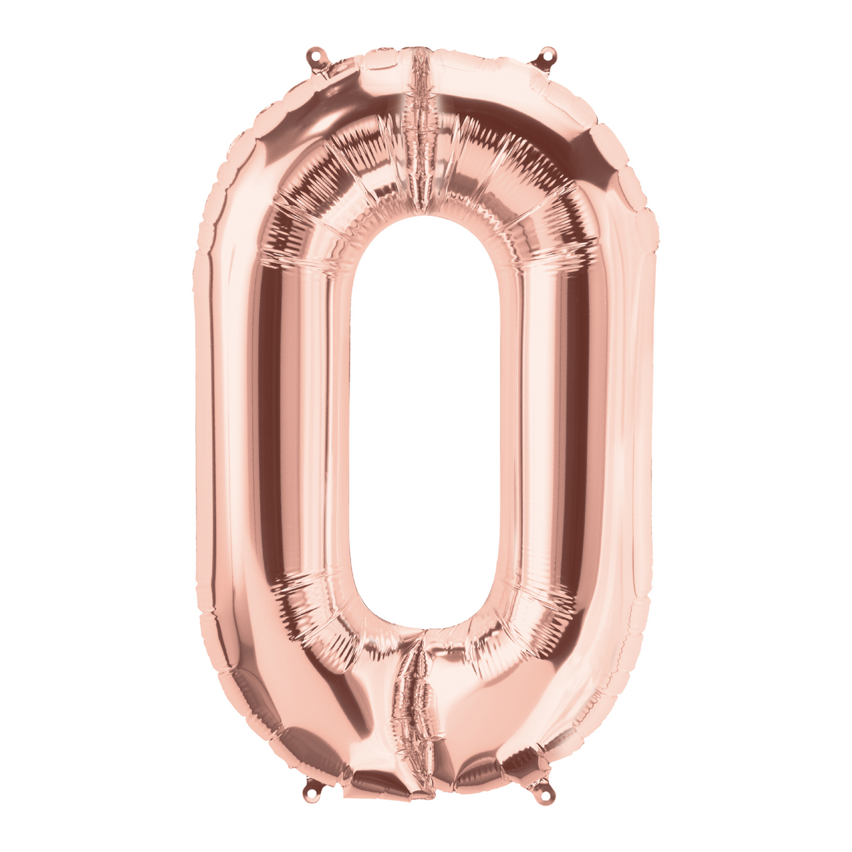 34" Rose Gold Number - 0 Balloon