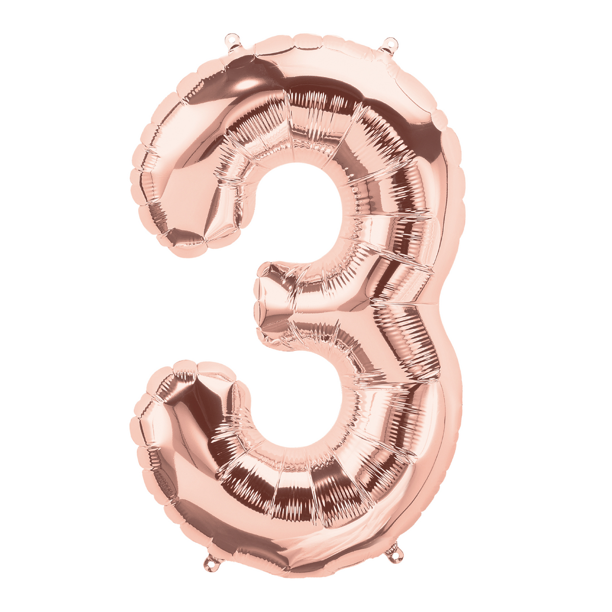 34" Rose Gold Number - 3 Balloon