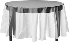 Round Clear Table Covers | 12 Pack