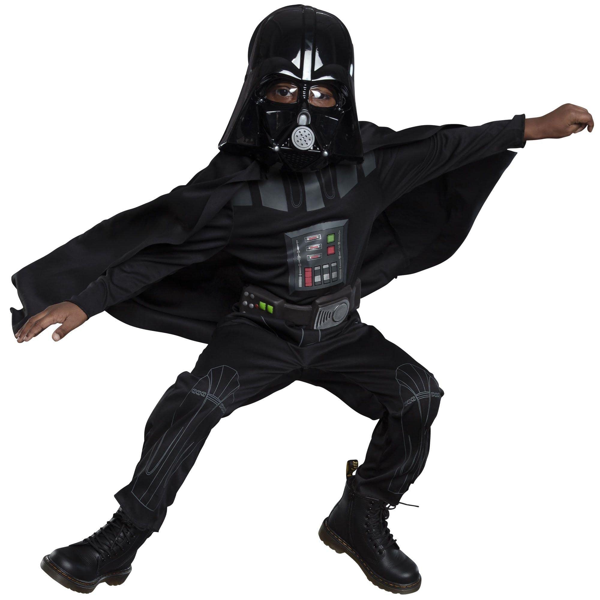 Kids' Star Wars Darth Vader Costume with Mask & Breathing Simulator - Child S (4-6)
