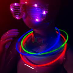 22 in. Assorted Glow Necklaces | 100 Count
