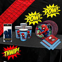 Spiderman V2 Party Kit | For 20 Guests
