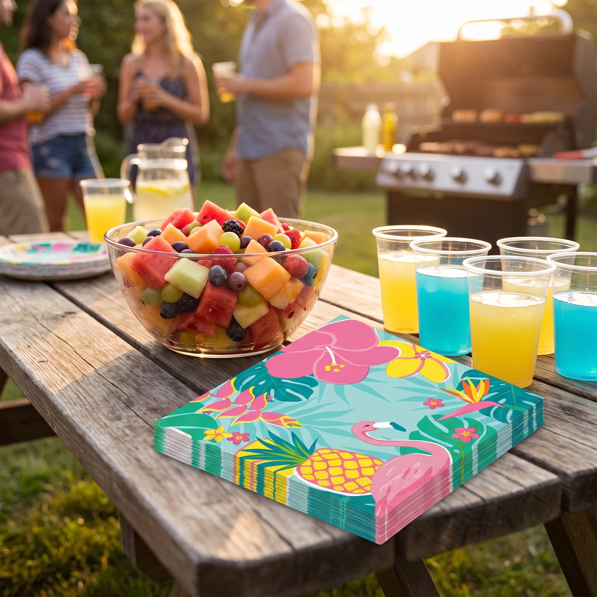 Summer Luau Luncheon Napkins - 20 Ct.