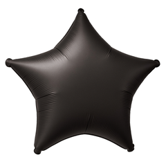 19" Black Star Foil Balloon