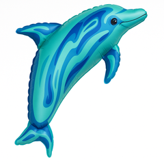 Ocean Dolphin Foil Super Shape Balloon - 26"