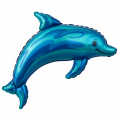 Ocean Dolphin Super Shape Foil Balloon - 26 Inches