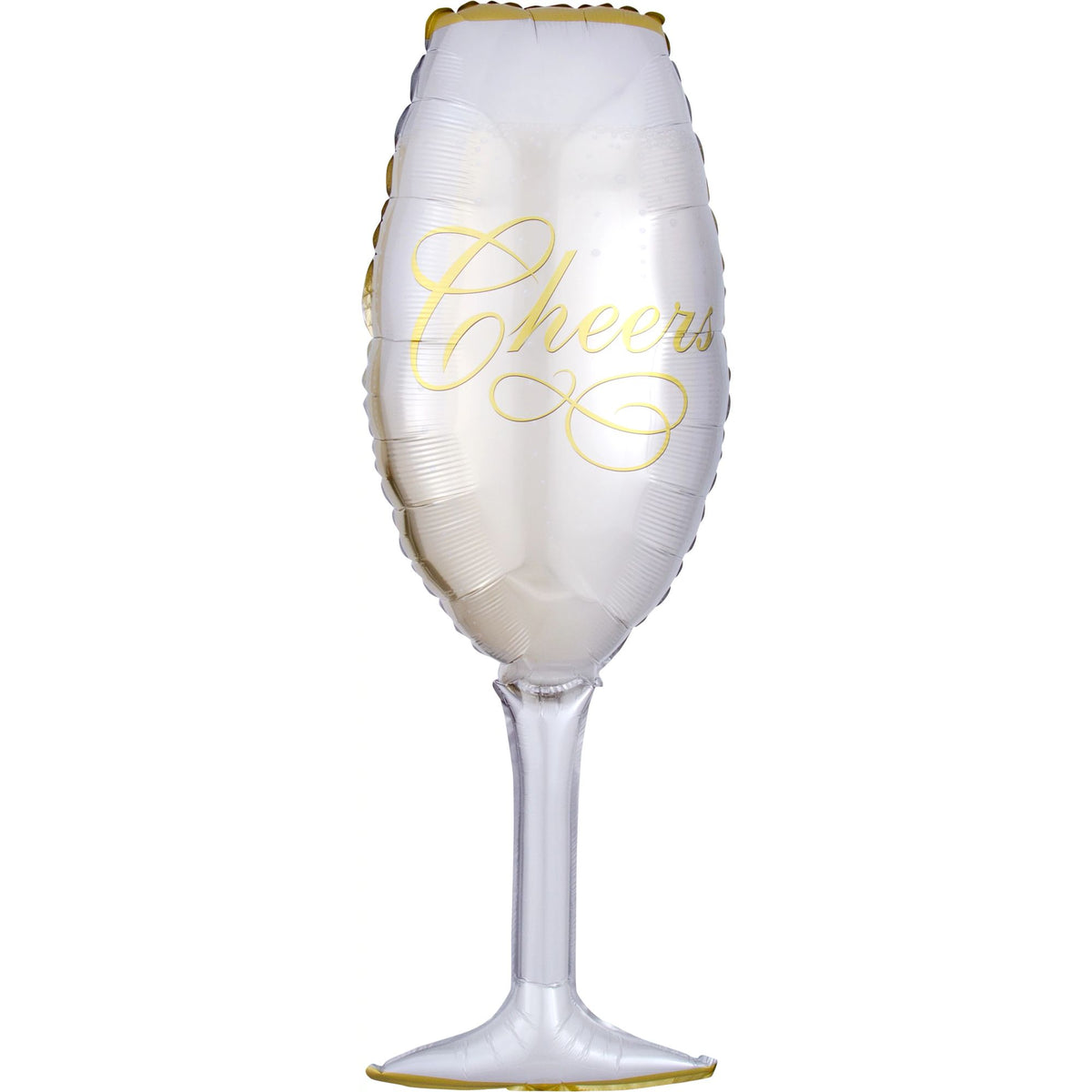 Cheers Champagne Glass Shaped Foil Balloon