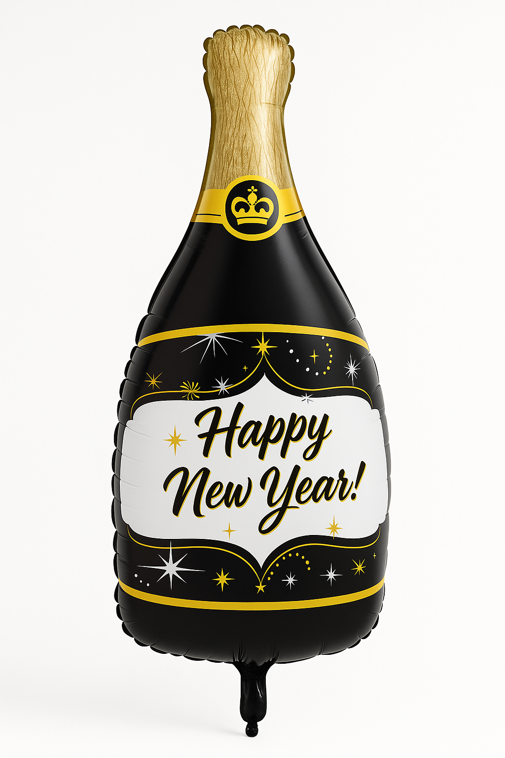 36" Happy New Year Champagne Bottle Balloon