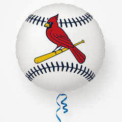 18" St. Louis Cardinals Baseball Mylar Balloon