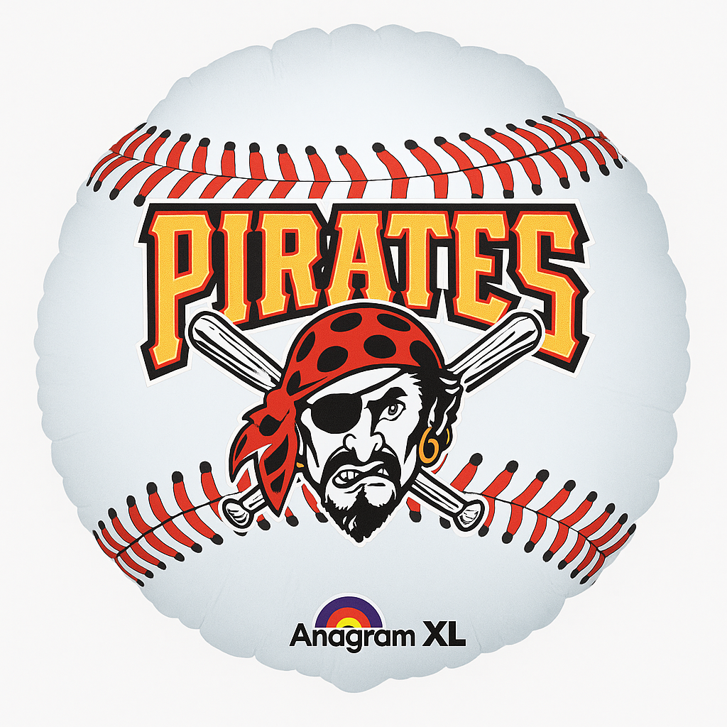 Pirates Baseball 18" Mylar Balloon