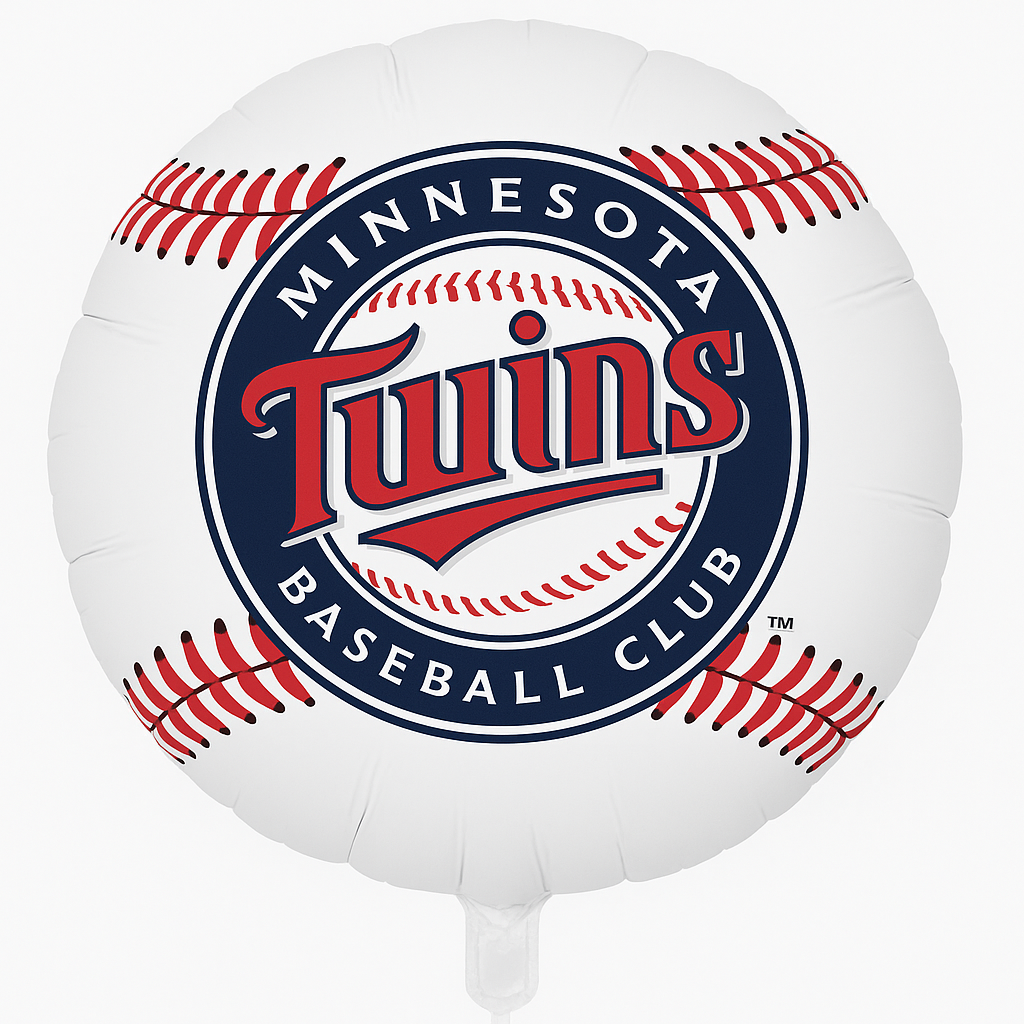 Twins Baseball 18-inch Mylar Balloon