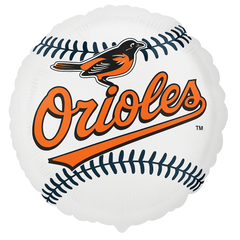 Orioles Baseball 18-Inch Mylar Balloon