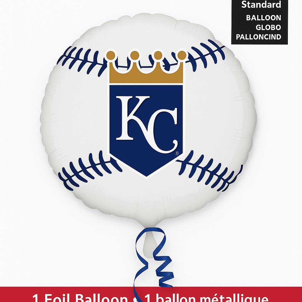 Royals Baseball 18" Mylar Sports Balloon