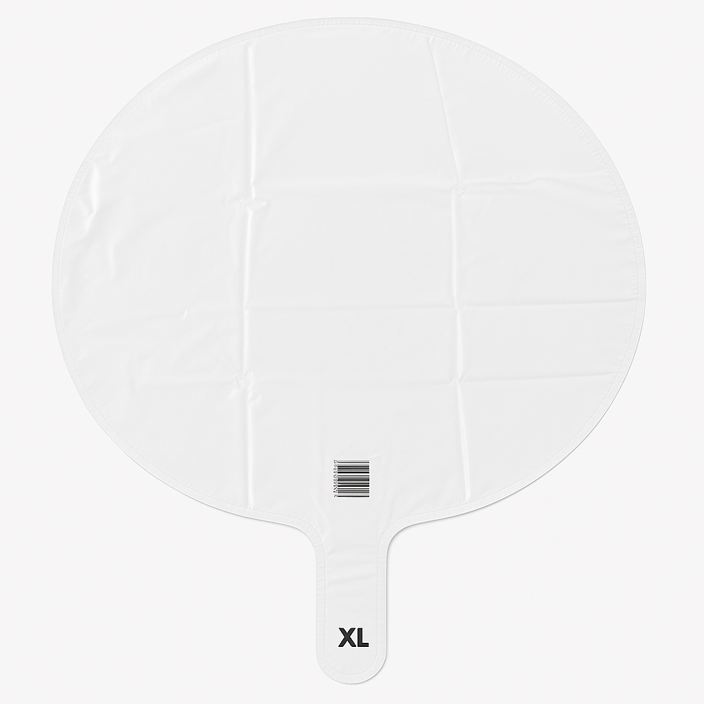 Classic White 18-Inch Foil Balloon