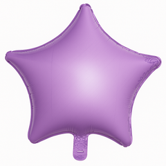 Lavender Star Foil Balloon - 19 Inch